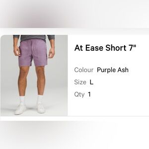 Lululemon Men's At Ease Short 7"